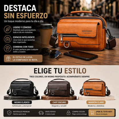 Bolso de mano Weixier - Cuero premium