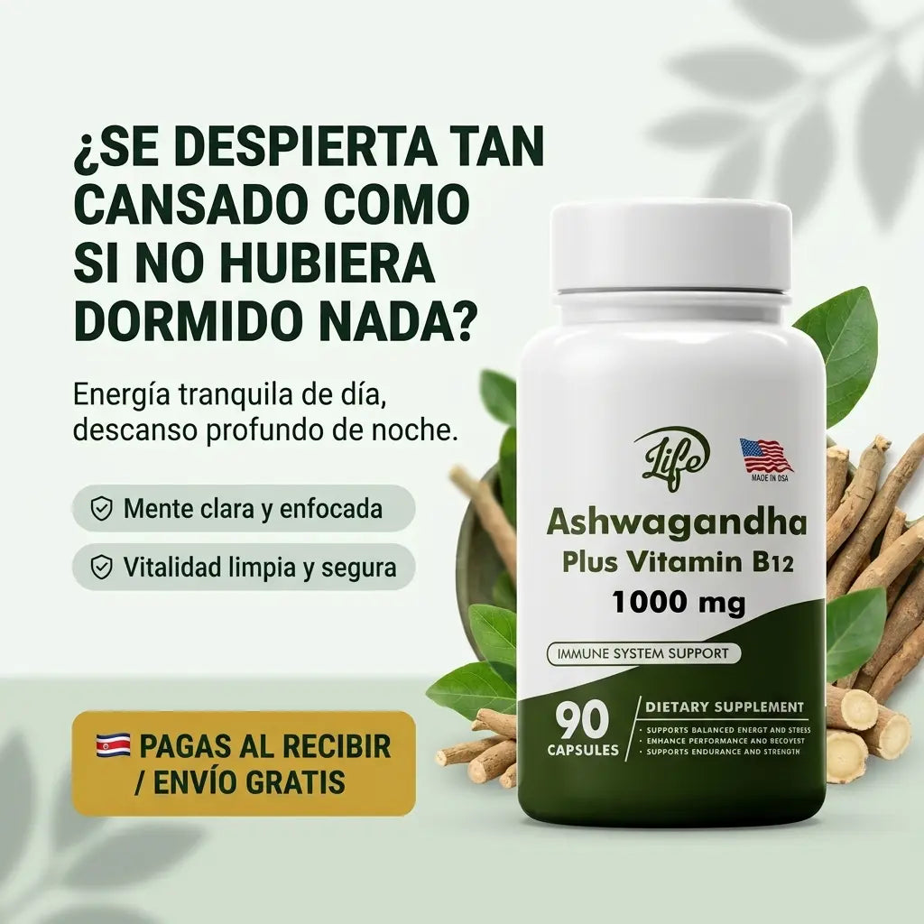 Ashwagandha - Mente Clara y Sueño Reparador