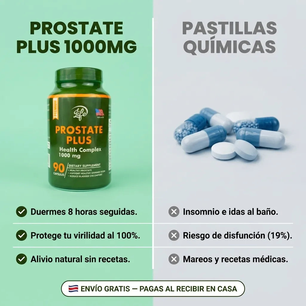 Prostate Plus 90 Cápsulas - Cuida tu virilidad 100% natural