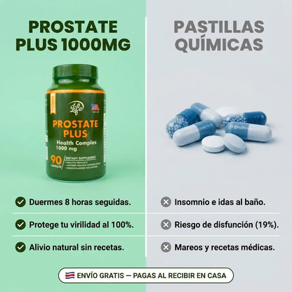 Prostate Plus 90 Cápsulas - Cuida tu virilidad 100% natural