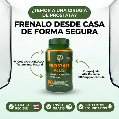 Prostate Plus 90 Cápsulas - Desinflama la próstata desde casa